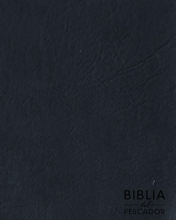 Biblia del Pescador RVR1960 | Letra grande, azul, símil piel