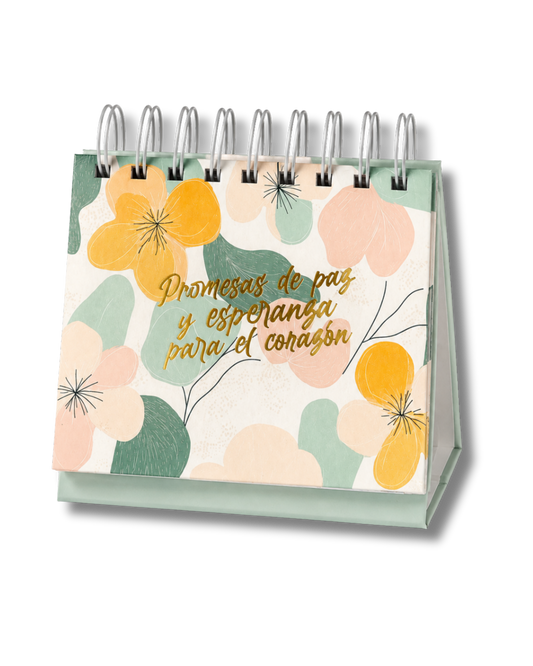 Calendario Perpetuo de Mesa | Promesas de Paz y Esperanza para el Corazón