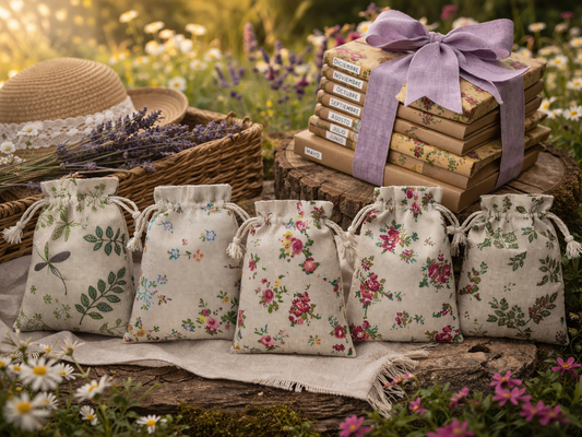 Bolsa de Tela Floral | Talla M