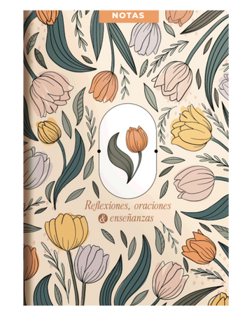 Libreta Reflexiones, Oraciones y Enseñanzas | Flores