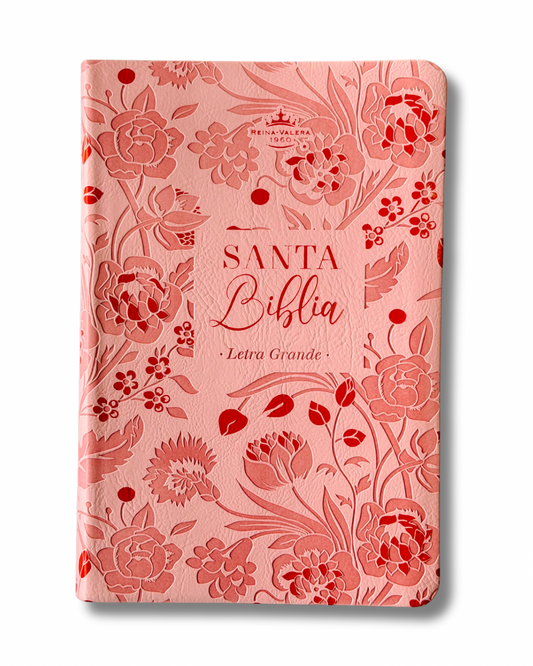 Biblia RVR1960 | Edición Regalo Rosa Floral