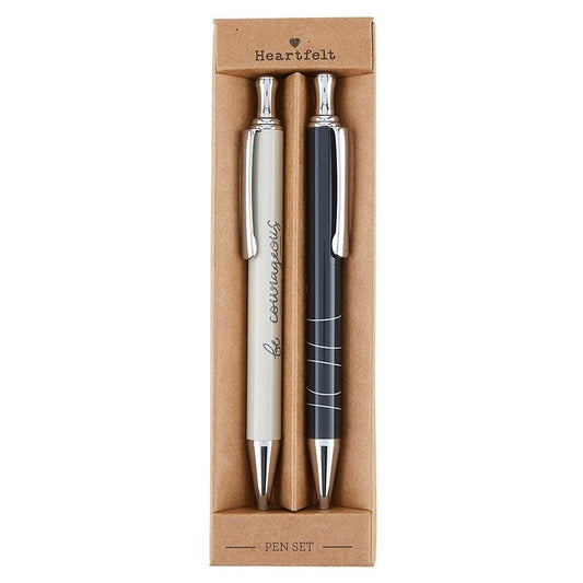 Pen Set - Be Courageous - Pura Vida Books