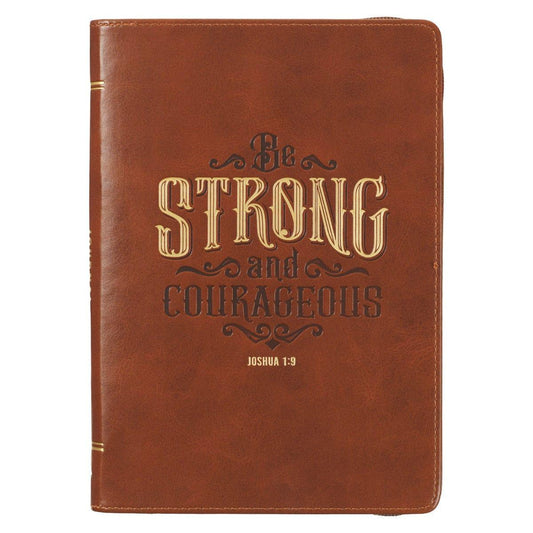 Strong and Courageous Honey-brown - Pura Vida Books