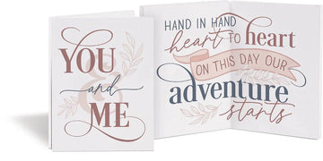 You and me - Mini wooden keepsake card - Pura Vida Books