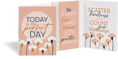 Today is the perfect day - Mini wooden keepsake card - Pura Vida Books