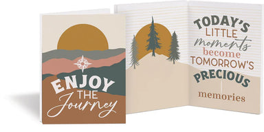 Enjoy the journey - Mini wooden keepsake card - Pura Vida Books