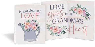A garden of love - Mini wooden keepsake card - Pura Vida Books
