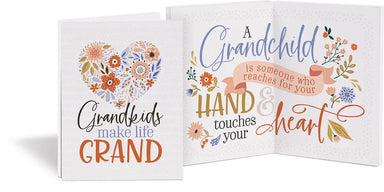 Grandkids make life grand - Mini wooden keepsake card - Pura Vida Books