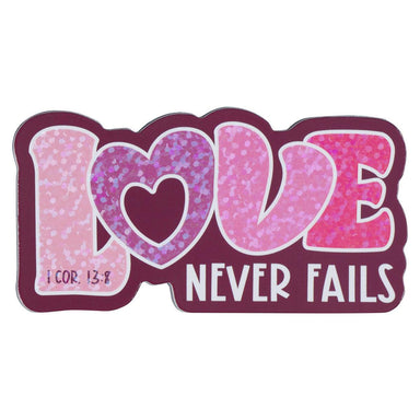 Love Never Fails Magnet - Pura Vida Books