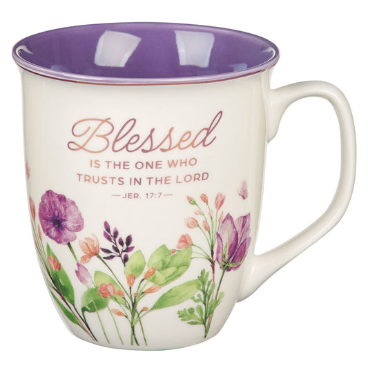 Taza Blessed is the One Purple Meadow