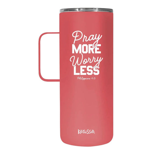 Pray More 22 oz Stainless Steel - Pura Vida Books