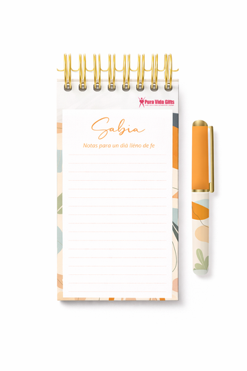 Notepad y Boligrafo | Sabia