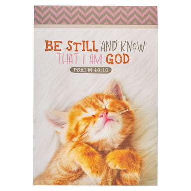 Be Still and Know Kitten Notepad - Pura Vida Books
