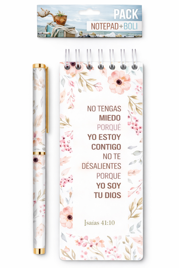 Set de Libreta y Bolígrafo | No Tengas Miedo