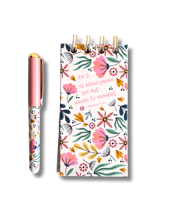 Notepad & Bolígrafo | En ti se regocijarán