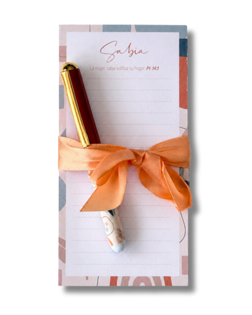 Notepad con Bolígrafo | Sabia