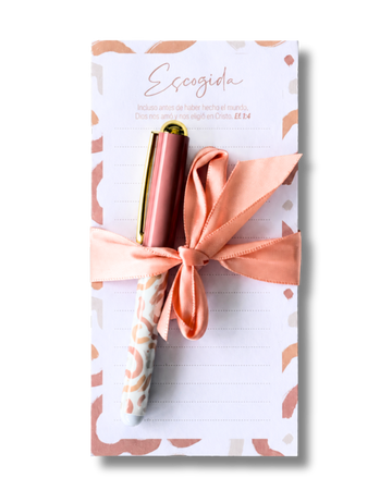 Notepad con Bolígrafo | Escogida