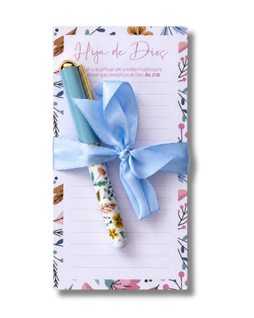 Notepad con Bolígrafo | Hija de Dios