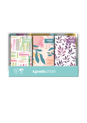 Display Agendas Pocket 2026 - 60 unidades
