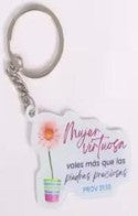 Llavero Acrílico con Tassel | Mujer Virtuosa