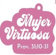 Llavero de Caucho | Mujer Virtuosa