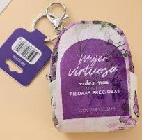 Llavero Mochila Monedero | Mujer Virtuosa