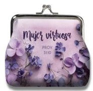 Monedero de Bolsillo Mujer Virtuosa | Lila