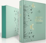 Biblia Obsequios y Premios RVR60 Turquesa Mariposas