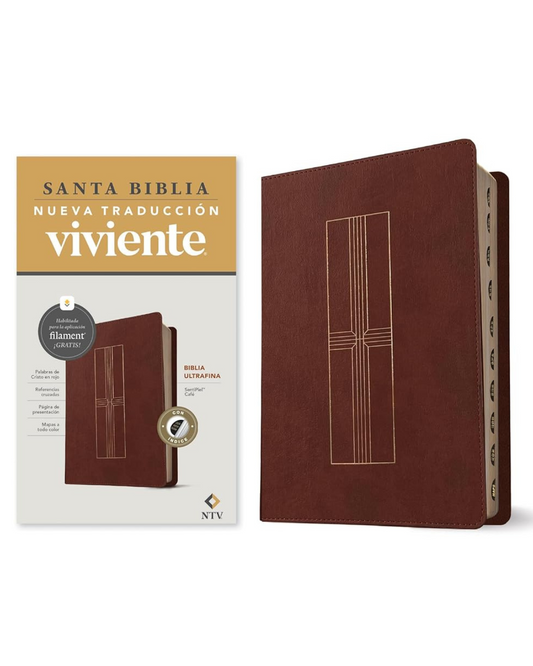 Biblia Ultrafina con Filament | NTV (Piel con Índice)