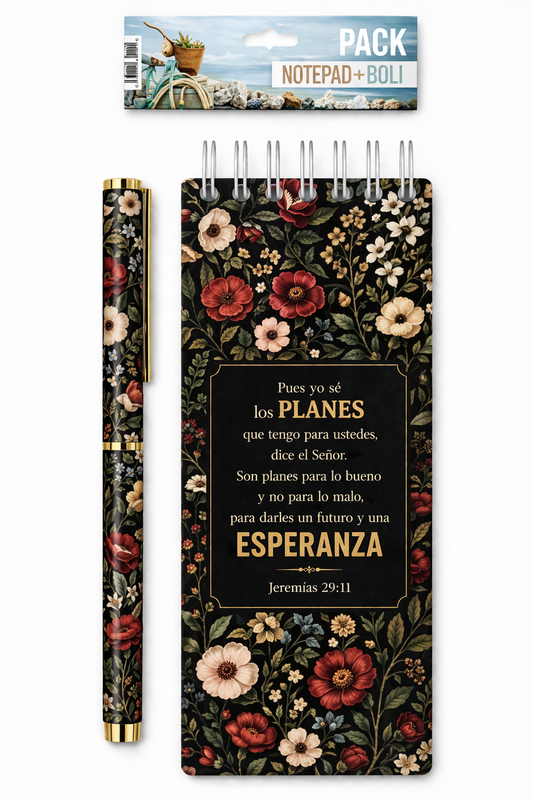 Set de Libreta y Bolígrafo | Pues Yo Sé los Planes