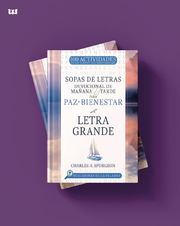 Sopas de letras Devocional de Mañana y Tarde para Paz y Bienestar: Letra grande | Charles H Spurgeon