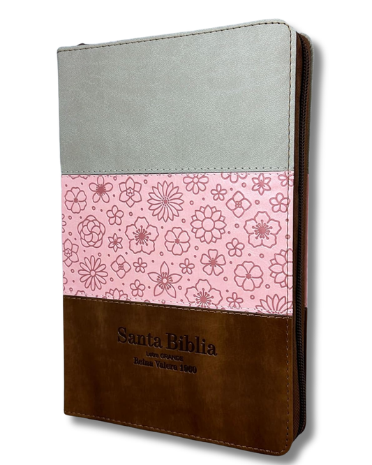 Santa Biblia para Mujeres | (RVR1960) Letra Grande de 12 pts, Tricolor con Índice y Cierre