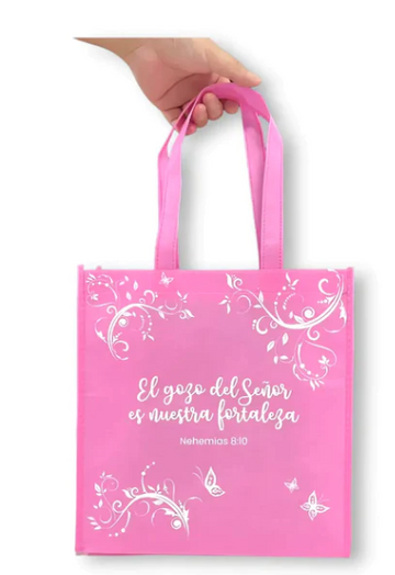 El Gozo del Señor - Bolsa Tote Bag - Rosa