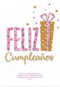 Tarjeta Feliz Cumpleaños