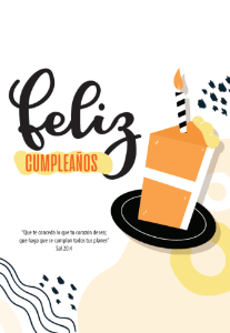 Tarjeta Feliz Cumpleaños | Cristiana