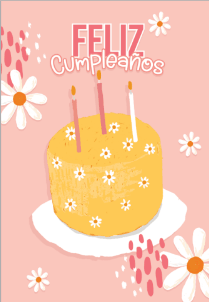 Tarjeta Feliz cumpleaños