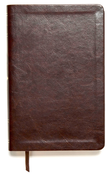 RVR 1960 Biblia de Estudio Scofield Tamano Personal, chocolate oscuro símil piel