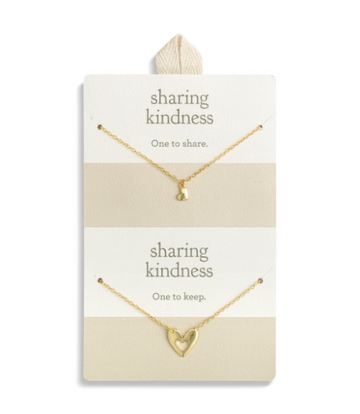 Collar Sharing Kindness - Corazones 16 pulgadas