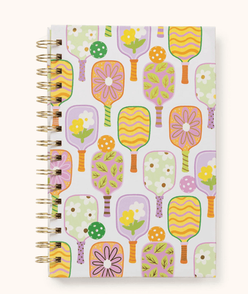 Pickleball Rally Libreta espiral mediana