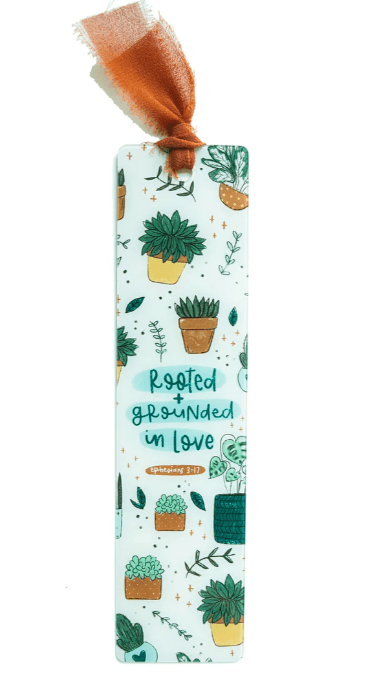 Rooted and Grounded Plant Lady Acrylic Bookmark