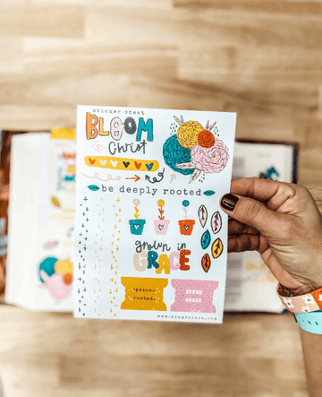 Bloom in Christ Sticker Sheet
