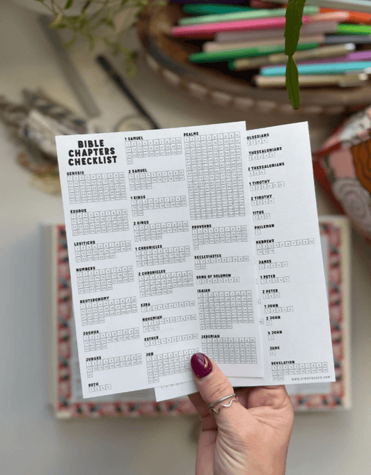 Bible Chapters Checklist