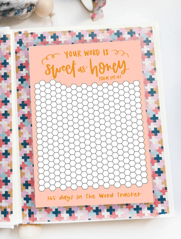 Honeycomb 365-Day Daily Bible Reading Tracker