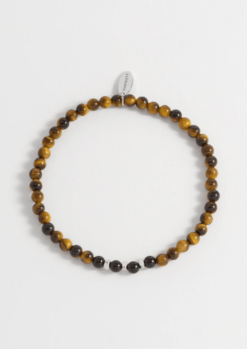 Mens Gemstone Beaded Bracelet