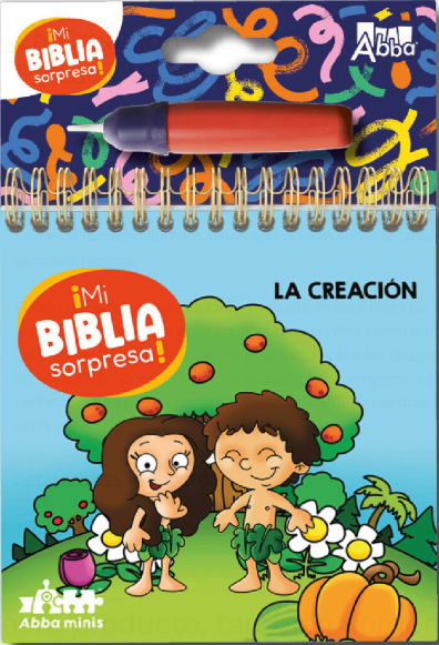 La Creación  Colección Mi Biblia Sorpresa  Pinta con Agua