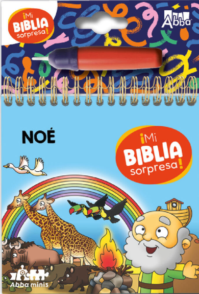 Noé  Colección Mi Biblia Sorpresa  Pinta con Agua