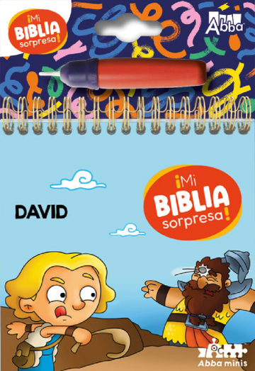 David Colección Mi Biblia Sorpresa Pinta con Agua