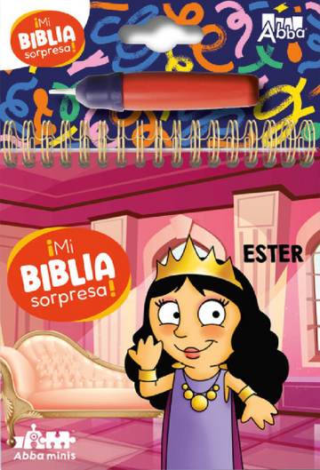 Ester Colección Mi Biblia Sorpresa Pinta con Agua.