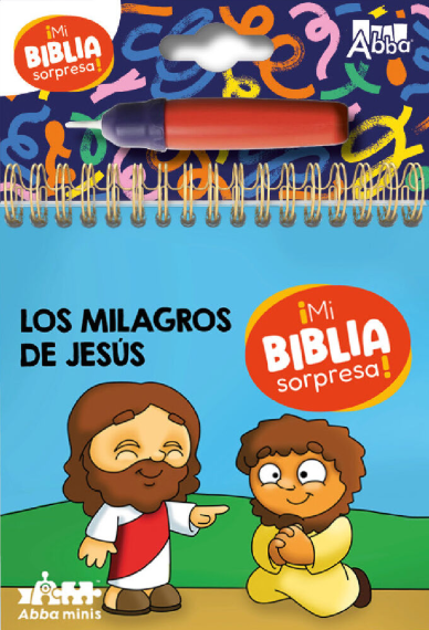 Los milagros de Jesús Colección Mi Biblia Sorpresa Pinta con Agua