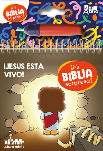 ¡Jesús está vivo! Colección Mi Biblia Sorpresa  Pinta con Agua